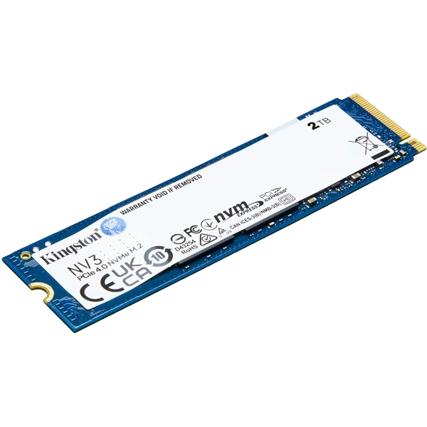 2TB Kingston NV3 M.2 2280 PCI Express 4.0 x4 NVMe Solid State Drive
